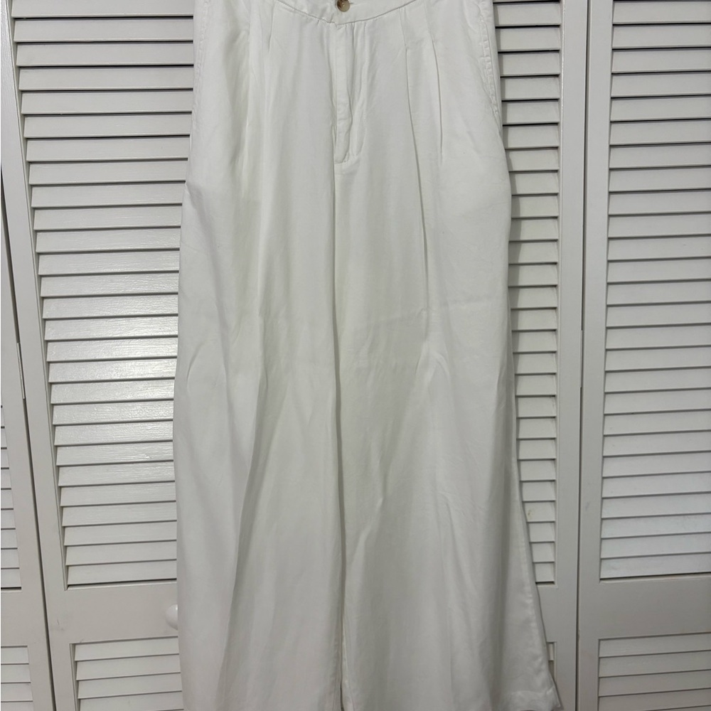 Amazon Women's Wide Leg Pants - White